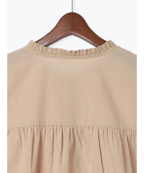 unminou リップルフリルブラウス(BEIGE) 袖ラッフルブラウス – BUNNY APARTMENT