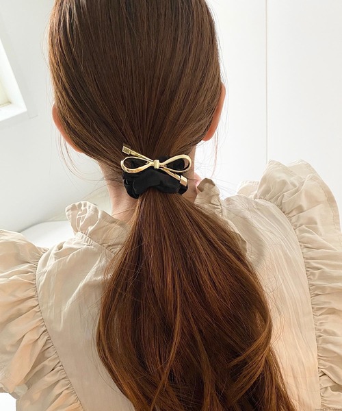 pur chouchou シュシュ chouchou/メタルリボンシュシュ P4347