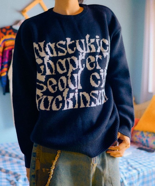 ニット セーター 「UNISEX」NASTYKICK／Kinsumニット レディース メンズ