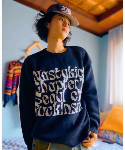 ニット セーター 「UNISEX」NASTYKICK／Kinsumニット レディース メンズ NASTY KICK ニット セーター 「UNISEX」NASTYKICK／Kinsumニット