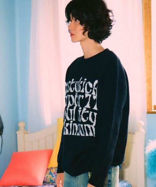 ニット セーター 「UNISEX」NASTYKICK／Kinsumニット レディース メンズ NASTY KICK ニット セーター 「UNISEX」NASTYKICK／Kinsumニット