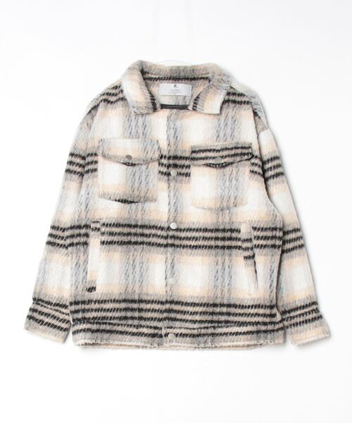 rehacer（レアセル） コート ジャケット R. : Shaggy Check Jacket
