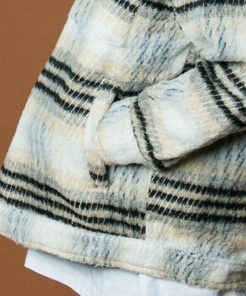 rehacer（レアセル） コート ジャケット R. : Shaggy Check Jacket