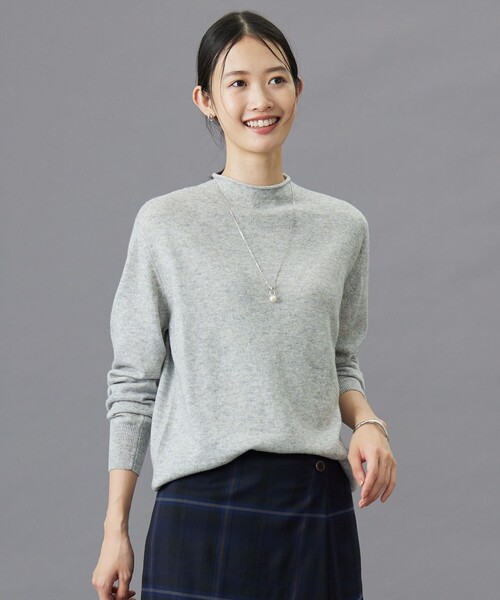 ニット セーター 「洗える」CASHMERE BLEND スタンドカラー ニット レディース J.PRESS ニット セーター 「洗える」CASHMERE BLEND スタンド