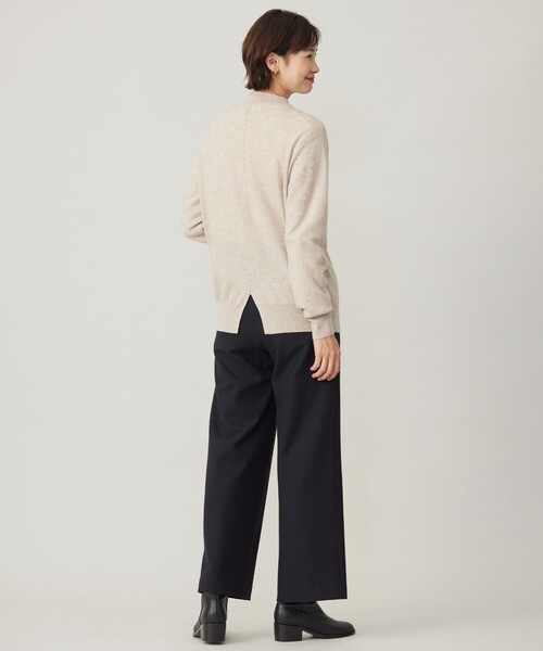 J.PRESS ニット セーター 「洗える」CASHMERE BLEND スタンド