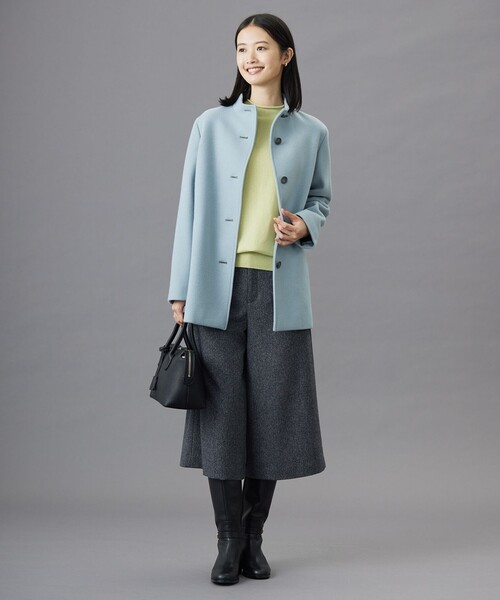 J.PRESS ニット セーター 「洗える」CASHMERE BLEND スタンド