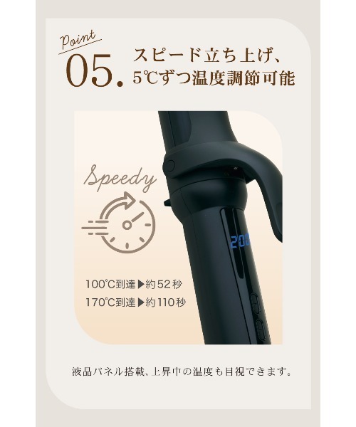Agetuya（アゲツヤ） agetuya URU カールヘアアイロン38mm : ZOZOTOWN