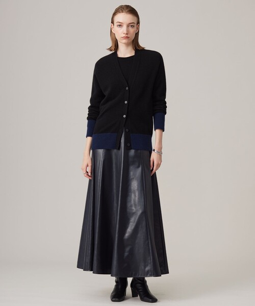 ICB（アイシービー） ニット セーター ピュアカシミヤ バイカラー