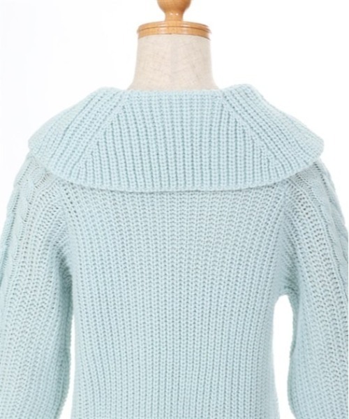 axes femme ワンピース W編み上げニットワンピース キッズ 子供