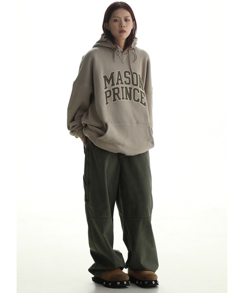 MASONPRINCE スリッポン ビッグシルエット 厚底 スエード