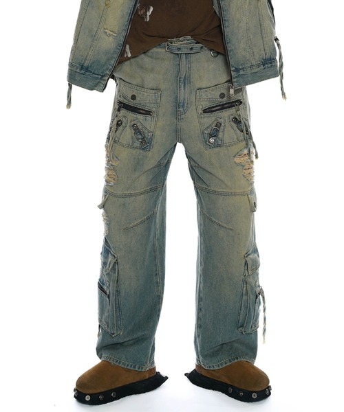 MASONPRINCE メンズ サンダル 軽量 MASONPRINCE スリッポン ビッグシルエット 厚底 スエード