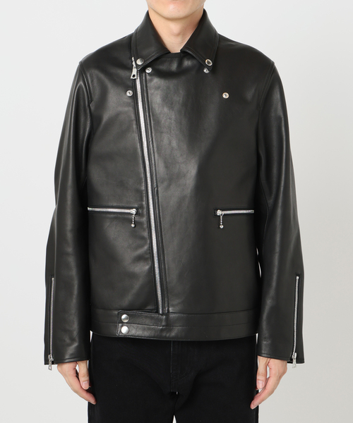 EDIFICE レザージャケット ライダースジャケット Lサイズ EDIFICE 革ジャン ライダース 「CONFFECT EDIFICE」SHEEPLEATHER