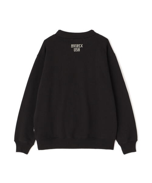 AVIREX トレーナー スウェット 「直営店限定」US.NAVY MOCK NECK SWEAT
