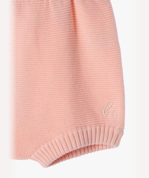 bibiy ニットブルマパンツ pink agnes b. パンツ ベビー コットン ニット ブルマ キッズ 子供服