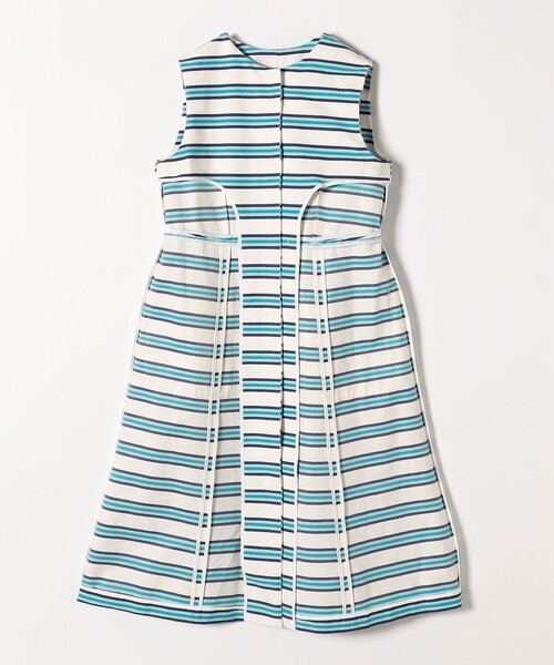 シップス エニィ（SHIPS any）/SHIPS any:キャンバス ボーダー ジレ ワンピース SHIPS any ワンピース any:キャンバス ボーダー ジレ : ZOZOTOWN Yahoo