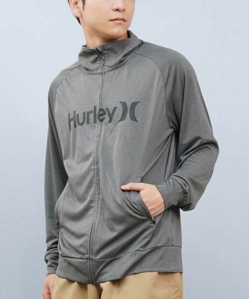 Hurley ラッシュガード Hurley/ハーレー 長袖ジップ UVケア