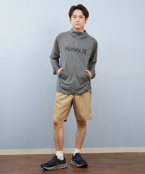 ハーレー hurley ラッシュガード長袖ジップパーカー サイズL 新品未使用品 Hurley ハーレー（HURLEY）（メンズ）ラッシュガード 長袖