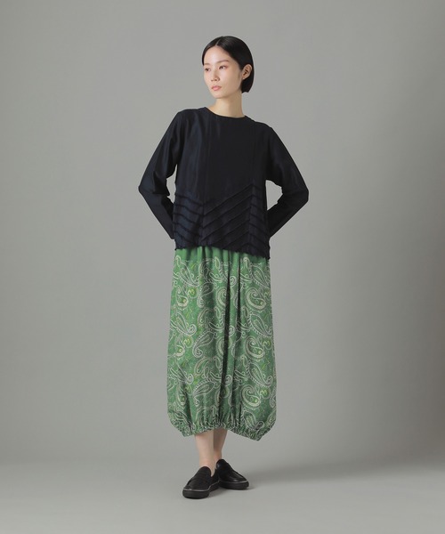 kujaku ブラウス kujaku - High Neck Long Pullover 
