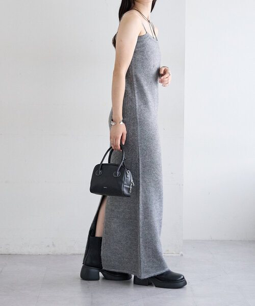 「mystic」 ニットワンピース 1 ベージュ レディース_画像9