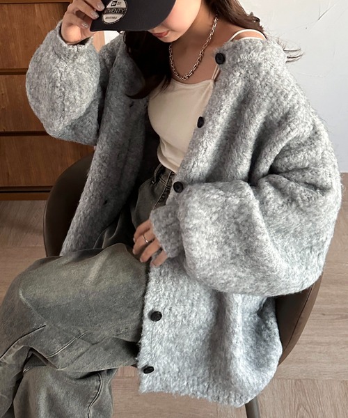 apres jour mignon（アプレジュールミニョン） ニットカーディガン