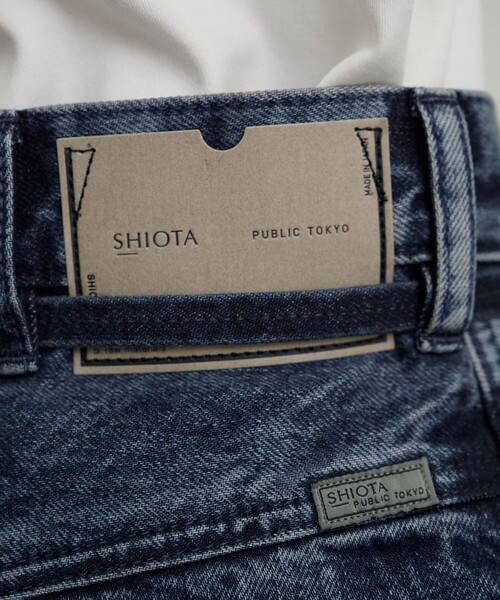 ワイドパンツ ジーンズ SHIOTAシェイドNEWニーパンツ メンズの画像