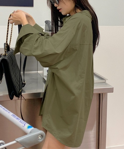 ブラウス シャツ ビッグシルエット シャツ レディース レディース ブラウス シャツ BIGシルエットシャツ レディース : ZOZOTOWN