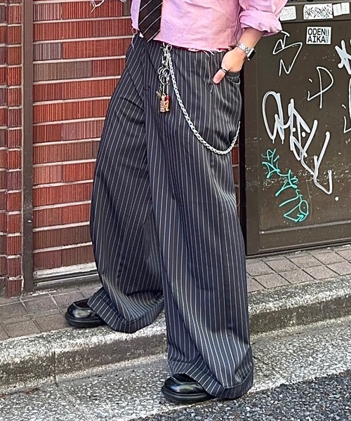 特価ブランド MandO（nemne 「MandO」ストライプ＆無地 スラックス store） パンツ