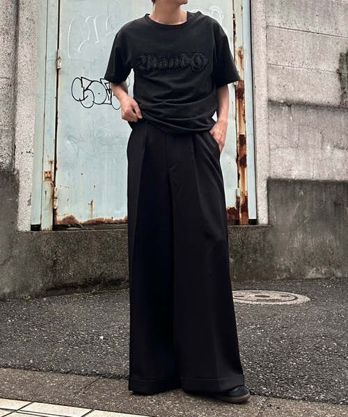 MandO（nemne store） スラックス 「MandO」ストライプ＆無地
