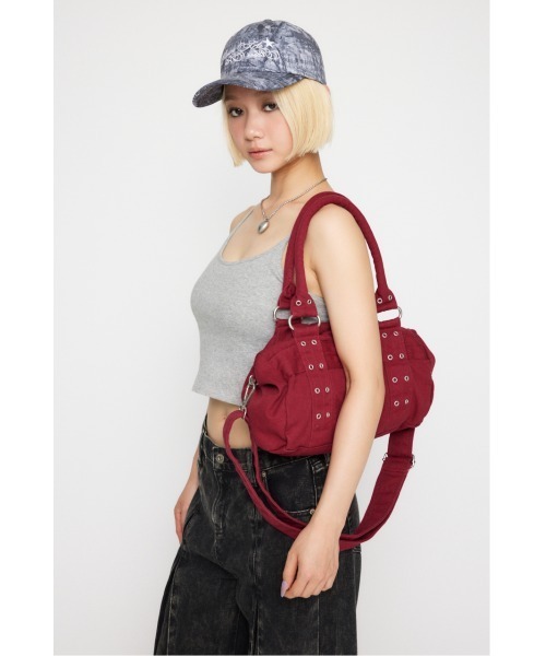 COTTON EYELET BOSTON バッグ LAGUA GEM | COTTON EYELET BOSTON バッグ (すべて ) |SHEL'TTER