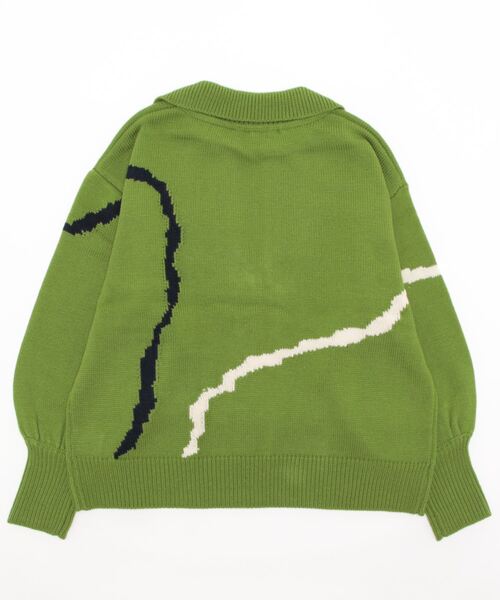 「nemne store」 長袖ニット SMALL アイボリー レディース_画像2
