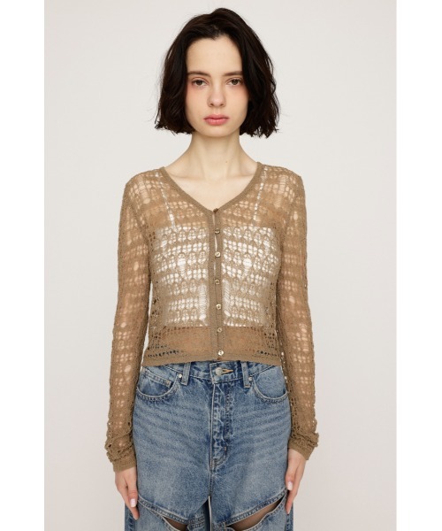 カーディガン Pokky lib knit cardigan レディース AMAIL（アマイル）の「Pokky lib knit cardigan（カーディガン