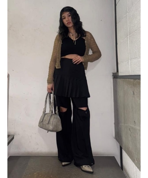 SLY カーディガン MESH KNIT CARDIGAN メッシュ ニット 春服