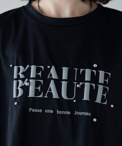 each alchemist tシャツ 半袖 スタッズロゴ半袖Tシャツ レディース