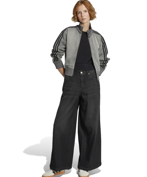 オシャレ度アップ♪【Adidas Originals】デニム トラックトップ adidas コート アウター DENIM TRACK TOP / アディダス デニム