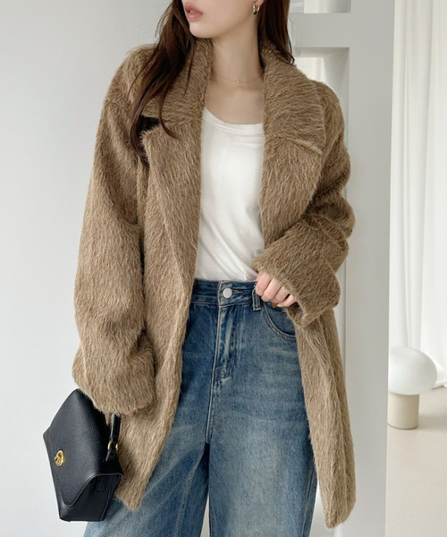 Ada. ジャケット テーラードジャケット シャギー ダブル ジャケット