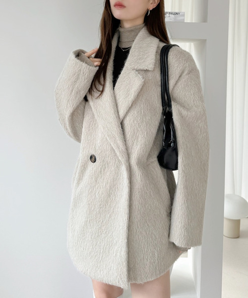 Ada. ジャケット テーラードジャケット シャギー ダブル ジャケット