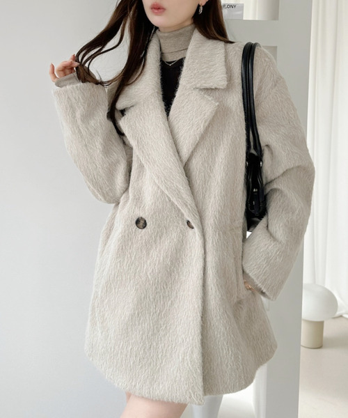 Ada. ジャケット テーラードジャケット シャギー ダブル ジャケット