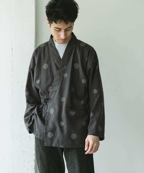 新品タグ付き　リネンコットンクルーネックジャケット　アーバンリサーチドアーズ URBAN RESEARCH DOORS（アーバンリサーチドアーズ） コート ジャケット