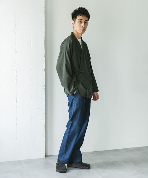 新品タグ付き　リネンコットンクルーネックジャケット　アーバンリサーチドアーズ URBAN RESEARCH DOORS（アーバンリサーチドアーズ） コート ジャケット