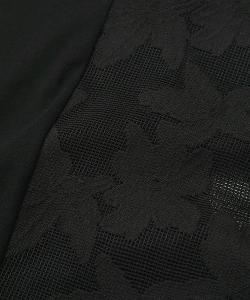 tシャツ 袖レースプルオーバー レディース LE CERCLE par rope' tシャツ 袖レースプルオーバー レディース