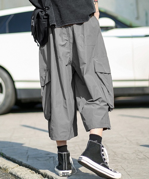 NOWLE（ノウル） カーゴパンツ 「NOWLE」ワイドシルエット クロップド