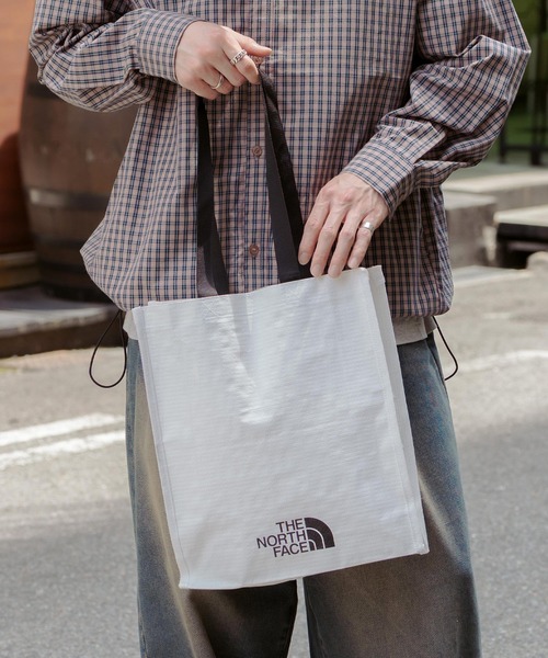 THE NORTH FACE  メッシュ エコバッグ ☆持ち手部分にロゴ☆ THE NORTH FACE エコバッグ ザ・ノースフェイス Tarpaulin Eco