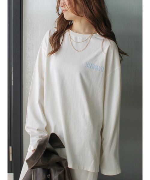 tシャツ ロゴロングスリーブTee レディース