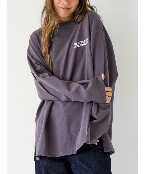 Ungrid　ロゴロングスリーブTee Ungrid tシャツ ロゴロングスリーブTee レディース : ZOZOTOWN