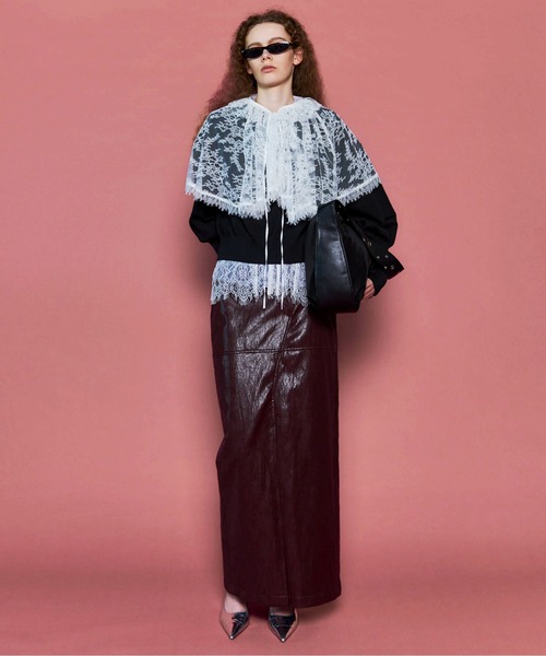 MAISON SPECIAL（メゾンスペシャル） スカート Waist Cross Vegan