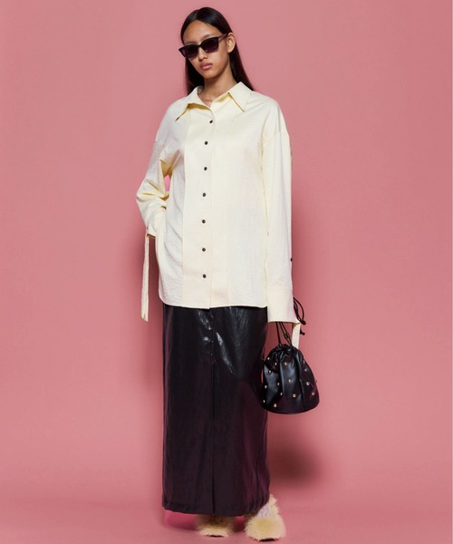 MAISON SPECIAL（メゾンスペシャル） ロング スカート Waist Cross