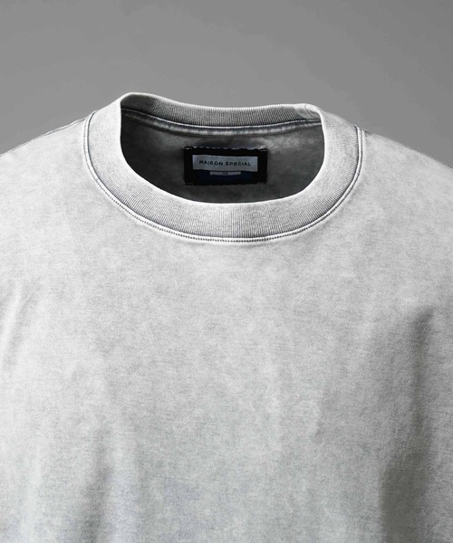Maison special amount T-shirt グレー 新品タグ付き SALE】MINDQUAKE Logo Oversized T-shirt
