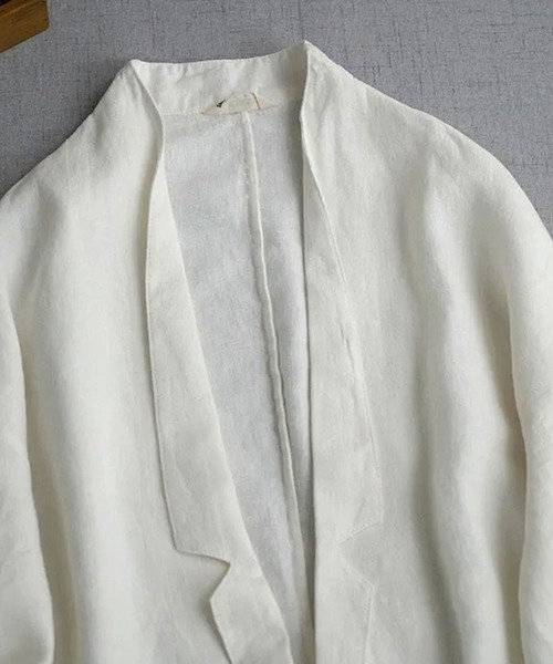 「SMILE ORCHID」 テーラードジャケット M ホワイト レディース_画像4