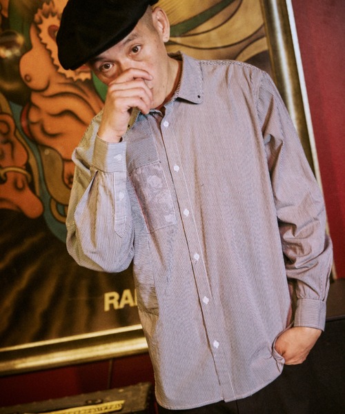 OPULENCE シャツ Anarchy Shirt アナーキーシャツ メンズ : ZOZOTOWN