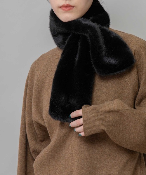 Munich（ミューニック） マフラー ストール フェイクファーショート